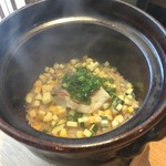 祇園 にし - 明石産　天然鯛とズッキーニの釜飯