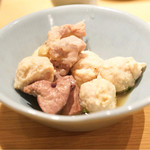 博多華味鳥 - つくね、切身、肝