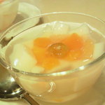 煌蘭 - ランチセットの杏仁豆腐