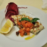 ラ・ベットラ・ダ・オチアイ - メカジキトマトソース(名前を覚えてません)