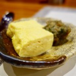 鮨匠 のむら - ［2017/06］酒肴② 出汁巻き玉子ととびうおのちき揚げ