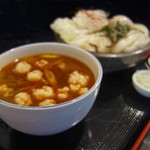 まさか - モツ醤油つけめん