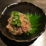 日本酒バル カトヤ - アジのなめろ