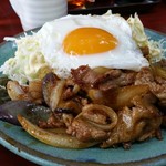 玉蘭 - 豚スタミナ焼き単品。ご飯によく合います❗