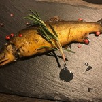 日本酒バル カトヤ - 鮎のコンフィエ風