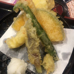 夢庵 - 天ぷら(なかなか上々)