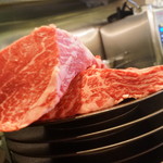 裏参道牛肉店 - 今日のニク