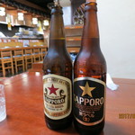 奥ながら - サッポロ赤星&サッポロ黒ラベル