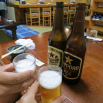 奥ながら - 先ずはまーさんと乾杯