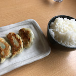 らー麺 舷 - ライス餃子セット 250円