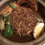 トッピングのハンバーグ