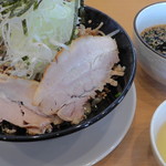 中華そば 一念 - H29年6月、特製牛盛りつけ麺（890円）