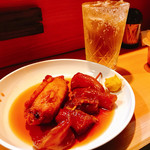 博多のおでん - 『餃子巻き＆スジ』＆シュワシュワしゃん♪