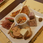 ワインバー バッカス - 前菜セット（１，０００円）２０１７年６月