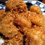 老虎菜 - タラ白子、金砂炒め　１６００円