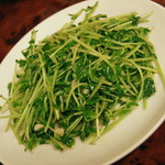 中華美食府 - 豆苗炒め（５８０円）２０１７年６月