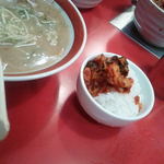 十三ら～めん担担 - らーめんのおかずに無料のライスです