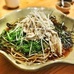 手打蕎麦 とし庵 - 豚冷しゃぶ蕎麦♪