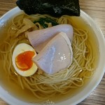 麺屋さくら - 煮干しクリスタルVerひやあつ１.５玉