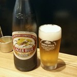 もつやき たろう - 瓶ビール大