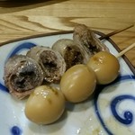 もつやき たろう - こぶくろ、うずら