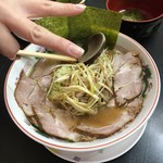 ラーメンショップ 椿 - ネギ味噌チャーシュー