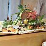 銀座 しのはら - 八寸三人前