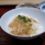 銀座 しのはら - フカヒレ入りスッポンスープの餡かけ