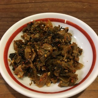 Soufuutei - 卓上の辛子高菜