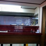 山東水餃大王 - お店に入って左側です。ここが調理場となっているようですね。右にも調理する場所があるようです。