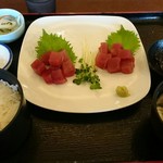 Shunsai Tei - 鮪ぶつ切り定食。