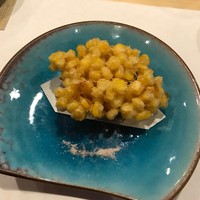 旬菜 おぐら家 - とうもろこしのかき揚げ