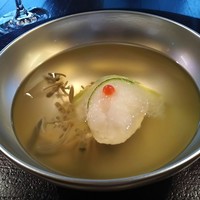 花山椒 - 椀物 鱧のシンジョウ、冬瓜、ジュンサイ