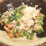 炭火串焼 初代バッジョ - オクラとツナのピリっとさっぱり和え