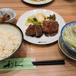 牛たん炭焼 利久 - 牛たん定食(4枚8切)