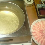 日本料理 えちぜん本店 文京店 - さらさら　（ダッタンそば茶しゃぶ）