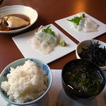 あらさき亭 - 料理写真:お魚のセット