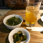 黒猫夜 - スープ、漬物