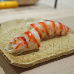 三谷 - 車海老　十四代　吟醸　吟撰　生詰 と共に