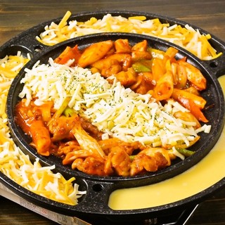 2H飲み放付★チーズタッカルビコース3980円(税込4378