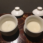 茶禅華 - 杏仁豆富 二つの温度で