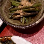 すずき - 箸休め(ウドのお浸し)