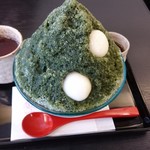 豊島屋菓寮 八十小路 - 宇治抹茶のかき氷800円