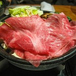 赤坂松葉屋 - 松茸と飛騨牛のすき焼き