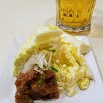 居酒屋 あがん - バリバリキャベツ豚味噌添え