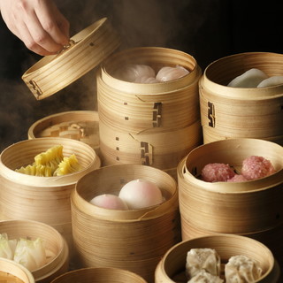 The Dim sum order All-you-can-eat buffet is popular during lunchtime.