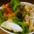 パスタ デ タケモト - 料理写真:野菜と蒸し鶏のサラダ（※980円のセットに付きます）