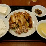 南国亭 - 揚鶏の香味ソースかけ定食