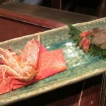 肴処 志堅原 - 車海老刺身