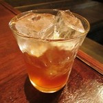 肴処 志堅原 - 請福の梅酒ロック